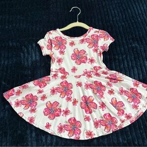 Hibiscus print Kid’s Dress